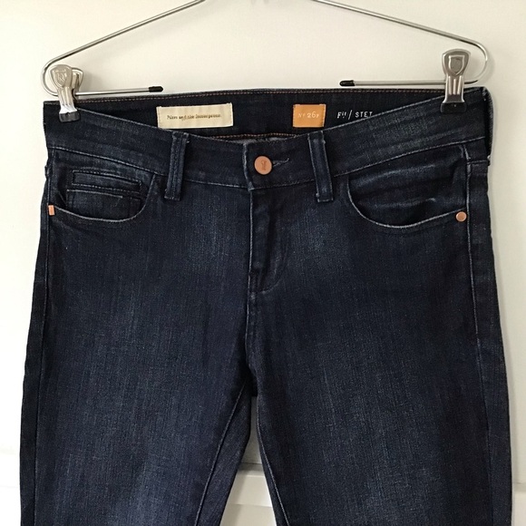 Anthropologie Pilcro and the Letterpress Stet Embroidered Design Hem Jea… - Picture 4 of 12